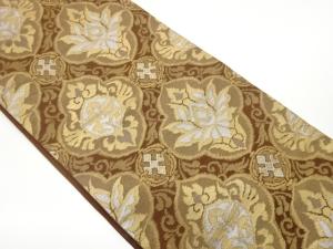 紙布金銀糸唐草・華紋模様織出し名古屋帯